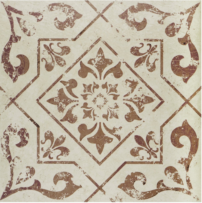 Retro Self Adhesive 12" x 12" x 1.5mm Luxury Vinyl Tile