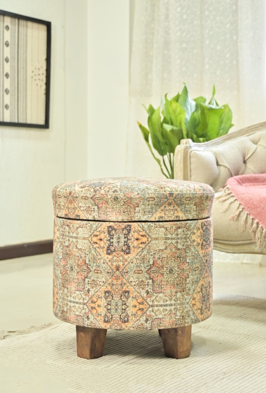 Roary Upholstered Storage Ottoman