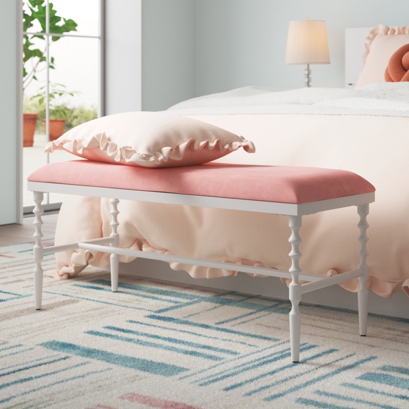 Rosalina Kids 18'' Bench and Ottoman