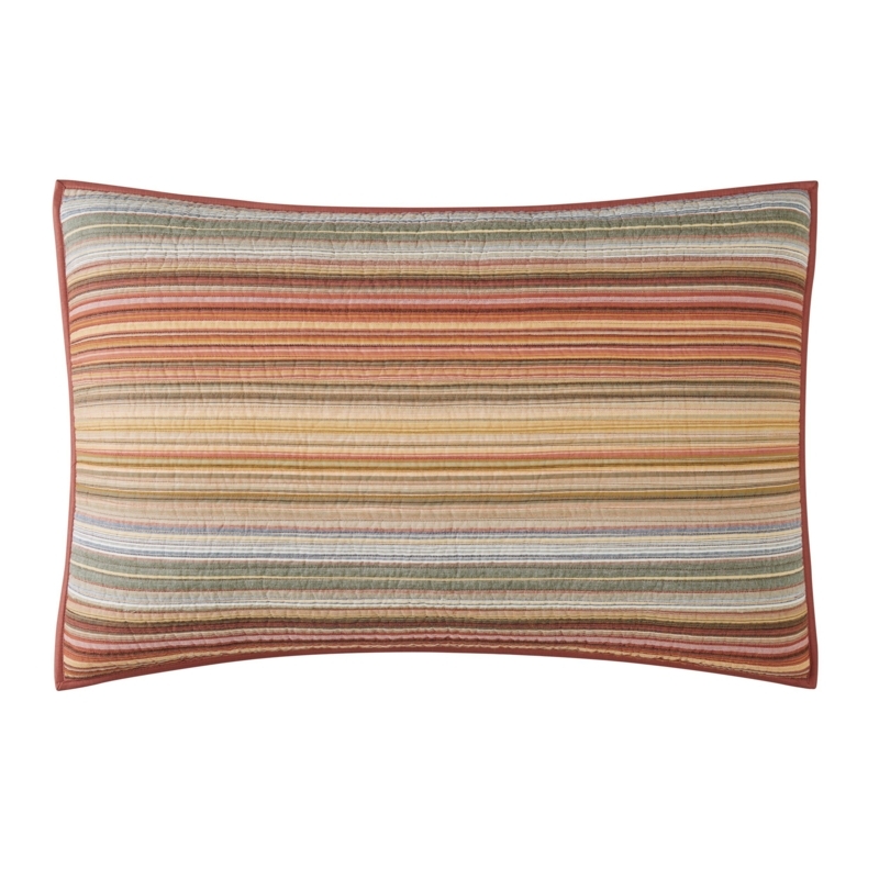 Rover Cotton Striped Quilt Set