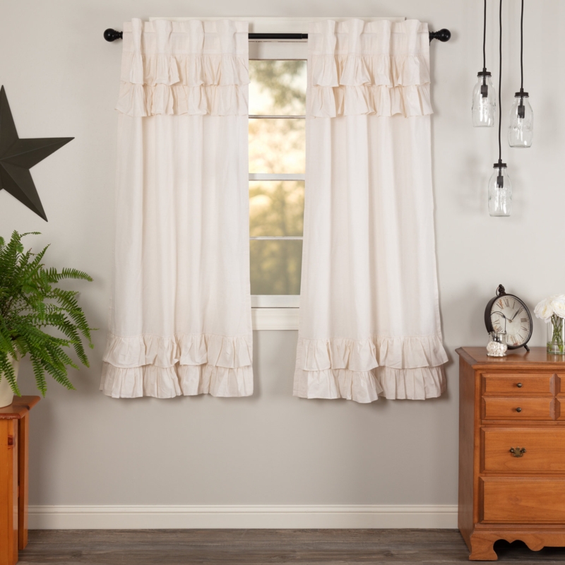 RuckeR Cotton Blend Room Darkening Curtain Pair (Set of 2)