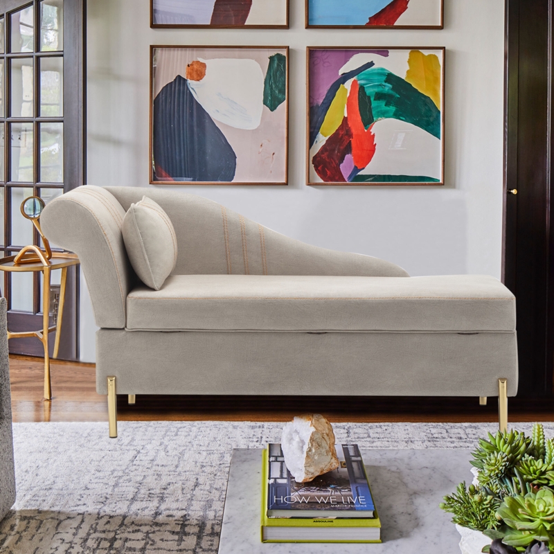 Ruda Upholstered Chaise Lounge