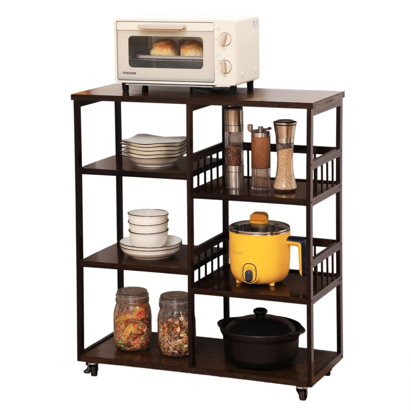 Ruffo 27.7'' Wood Standard Baker's Rack