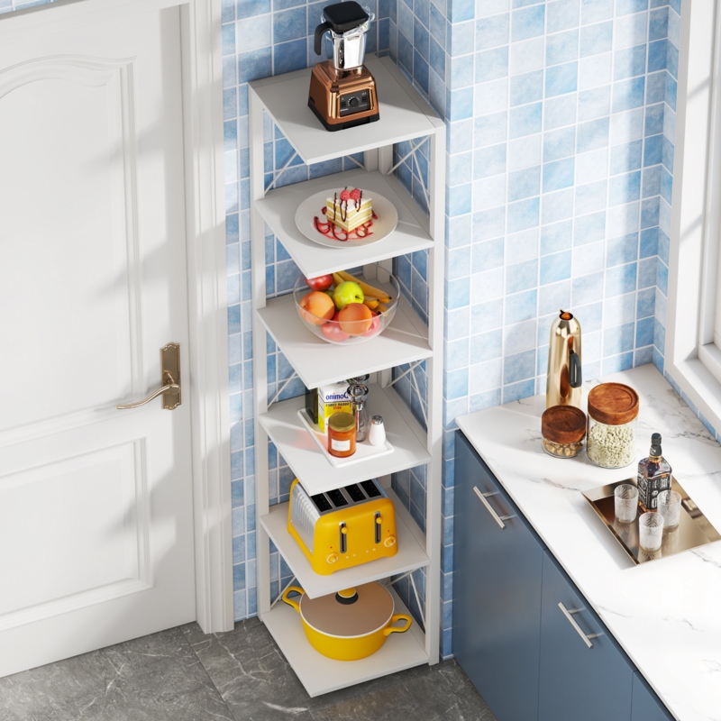 Ruhena Corner Bookcase