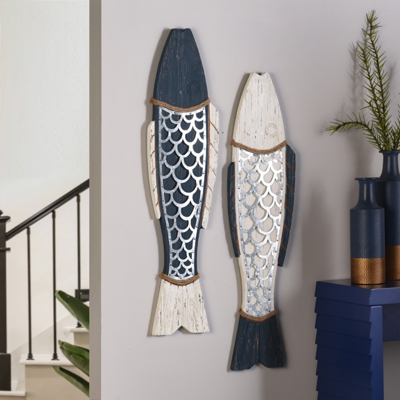 Rustic Plants & Flowers Wall Decor on Wood
