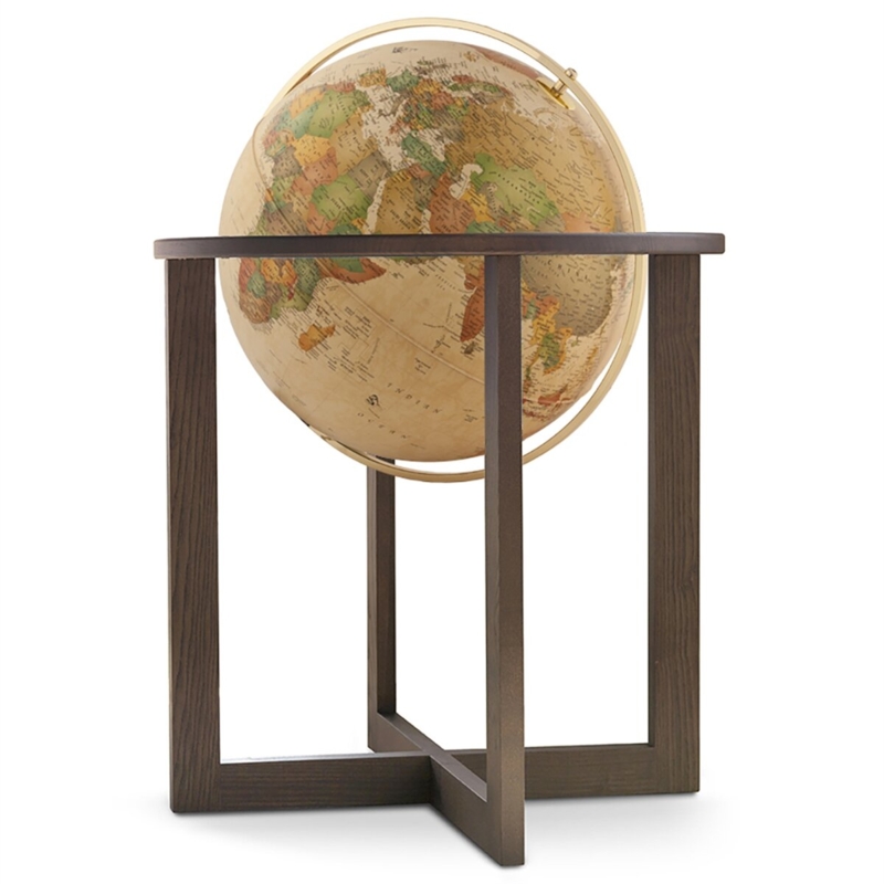 San Marino 20" Diameter Illuminated Floor Globe