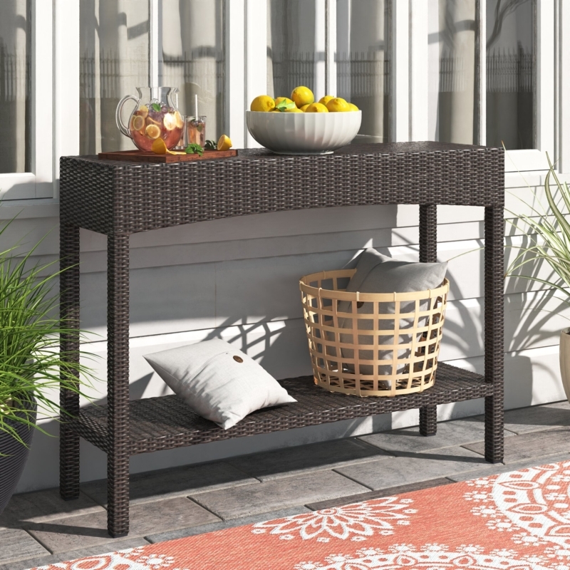Shirebrook Wicker/Rattan Buffet u0026 Console Table