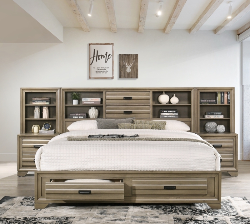 Shoreham Solid Wood Bookcase Bed