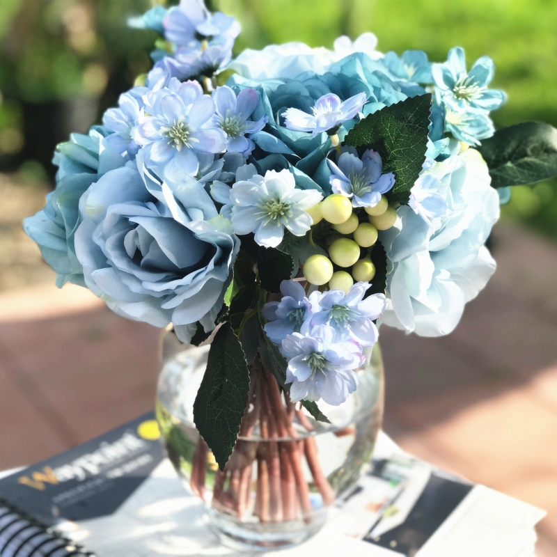 Silk Arrangement in Vase