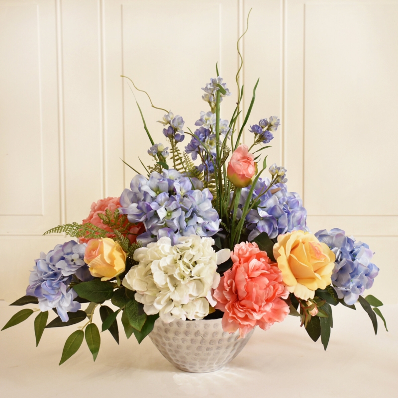 Silk Arrangement in Vase