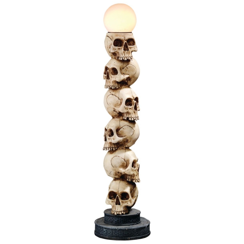Skulls Spire Lighted Figurine