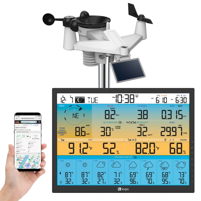 Solar Powered Wireless Weather Station