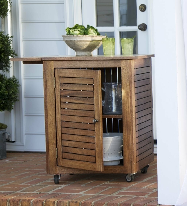 Solid Wood Kitchen Cart
