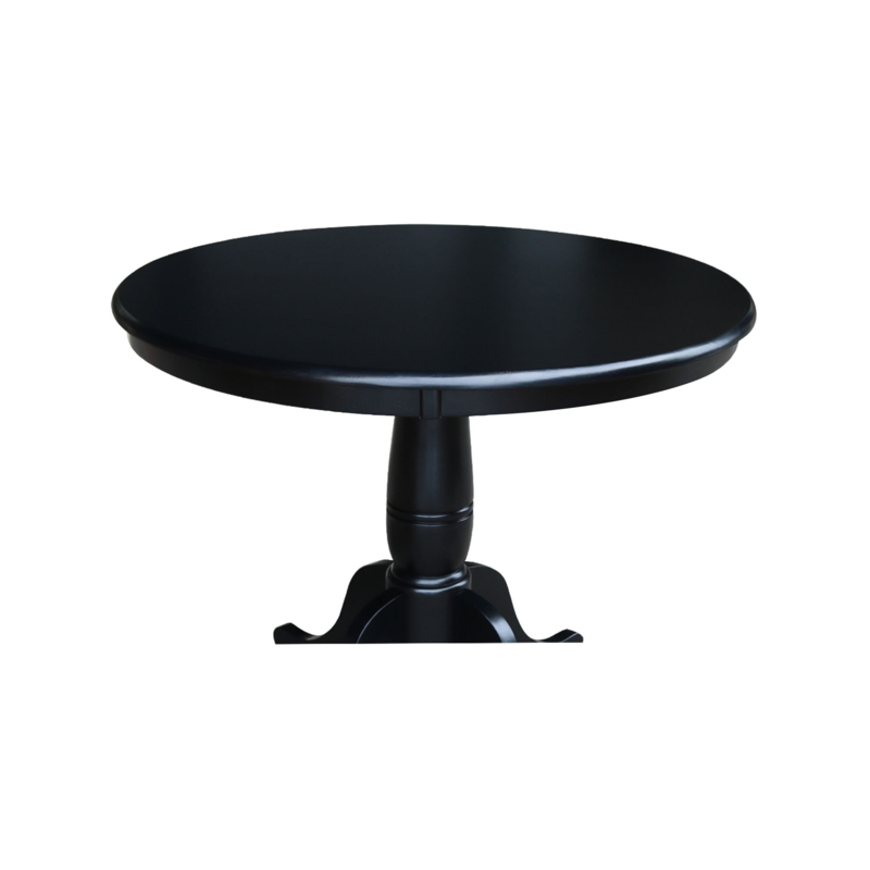 Solid Wood Pedestal Dining Table