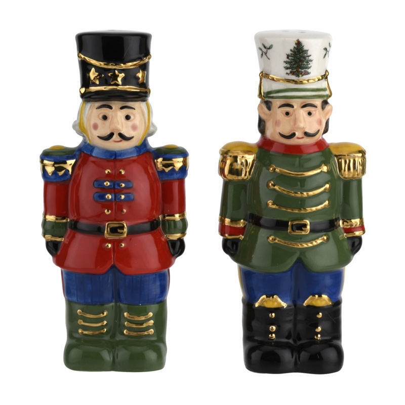 Spode Christmas Tree Nutcracker Salt u0026 Pepper 4.5"