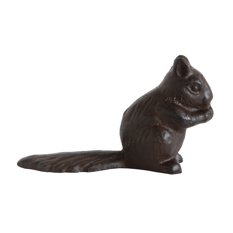 Squirrel Iron Weighted Floor Stop