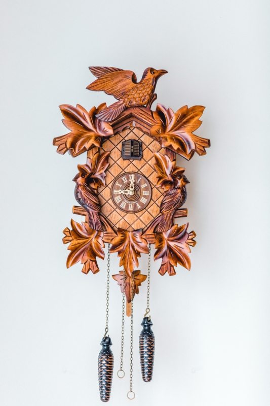 St Annes Solid Wood Wall Clock