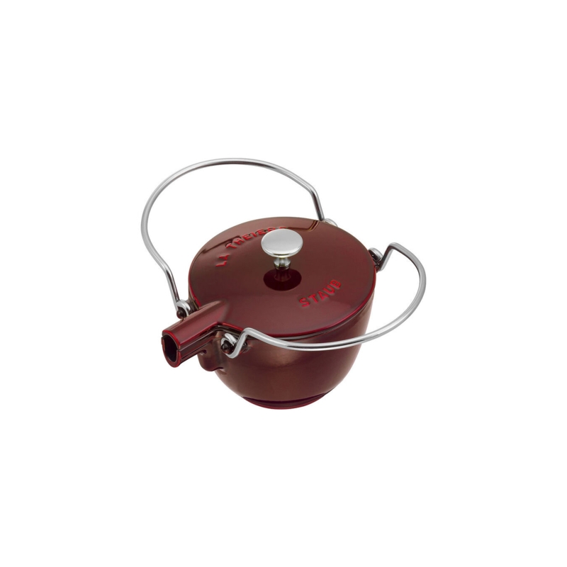 Staub Cast Iron 1.22-qt Round Tea Kettle