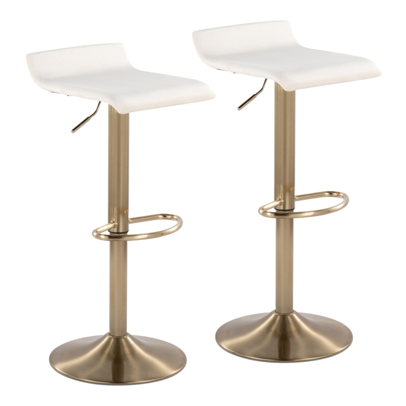 Swivel Adjustable Height Stool (Set of 2)