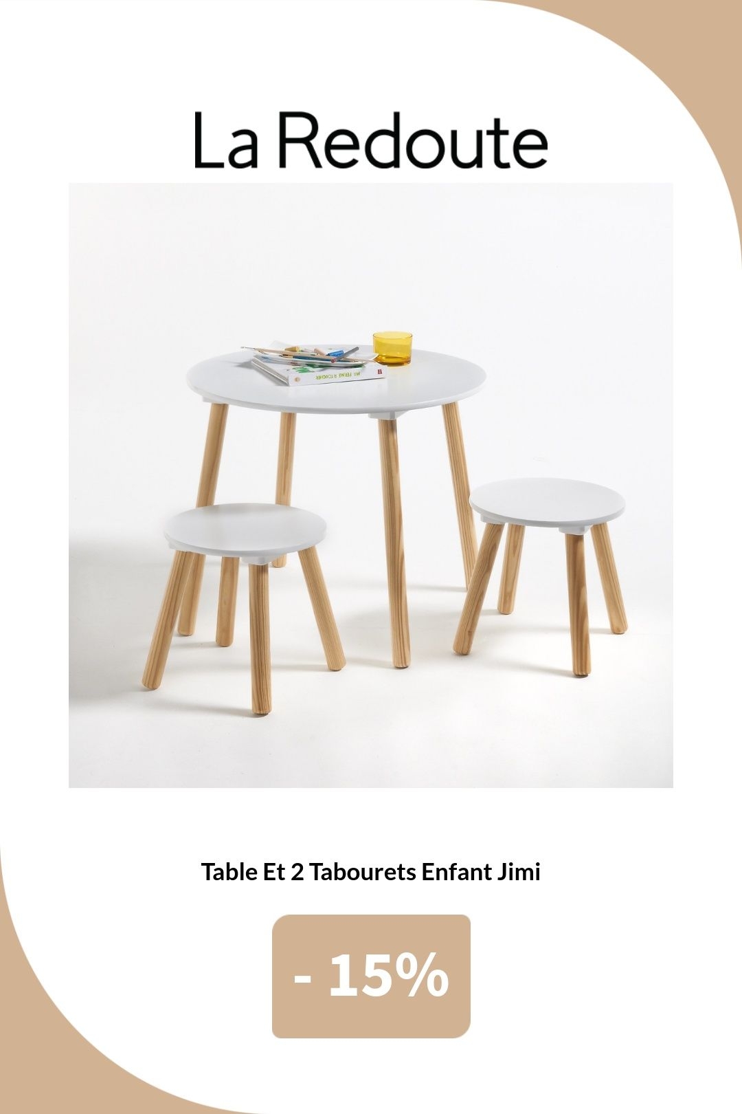 Table Et 2 Tabourets Enfant Jimi