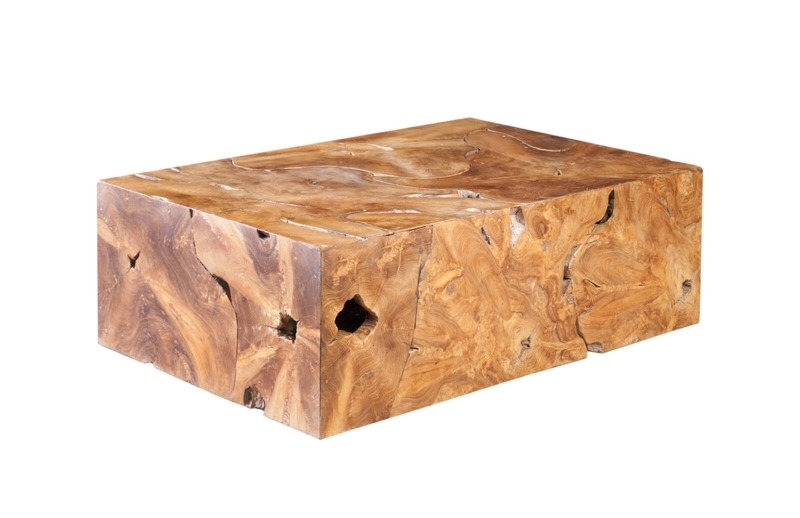 Teak Slice Coffee Table