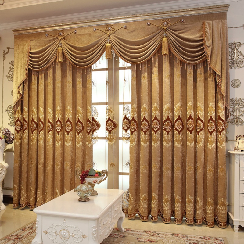 Tezer Polyester Room Darkening Curtain Pair