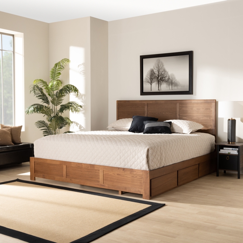 Towson Solid Wood Platform Storage Bed