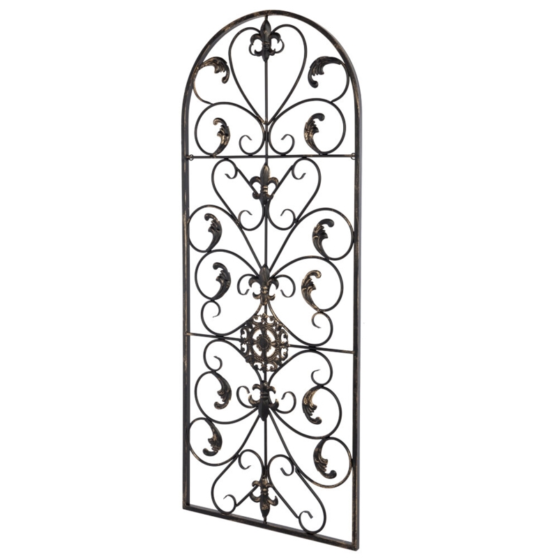 Traditional Plants & Flowers Wall Decor on Metal