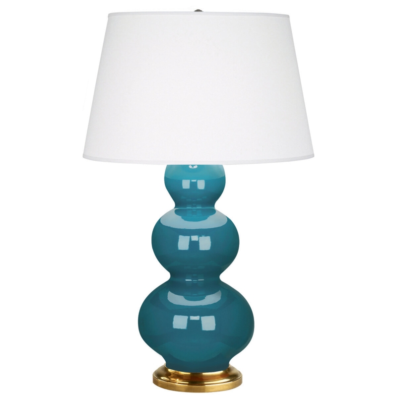 Triple Gourd Ceramic Table Lamp