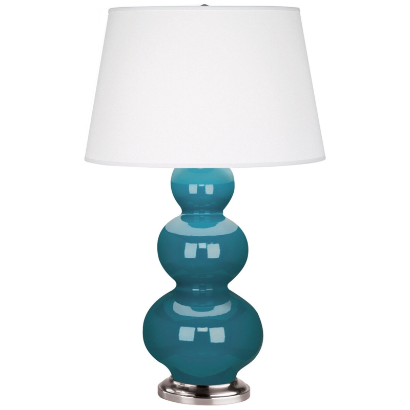 Triple Gourd Ceramic Table Lamp