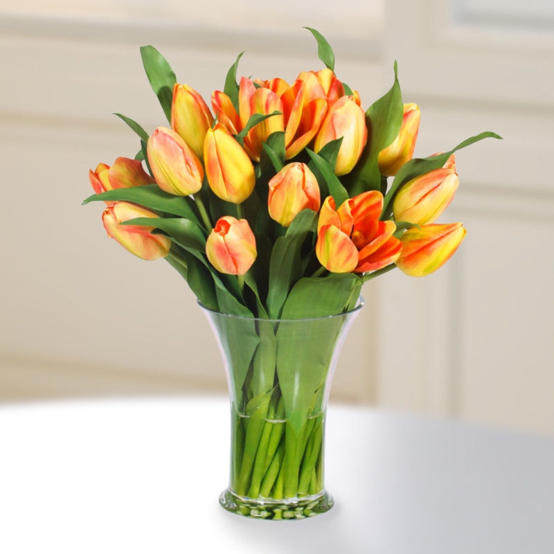 Tulip Arrangement in Vase