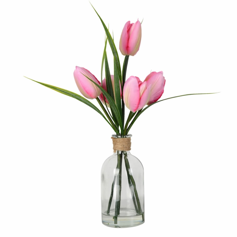 Tulip Arrangement in Vase