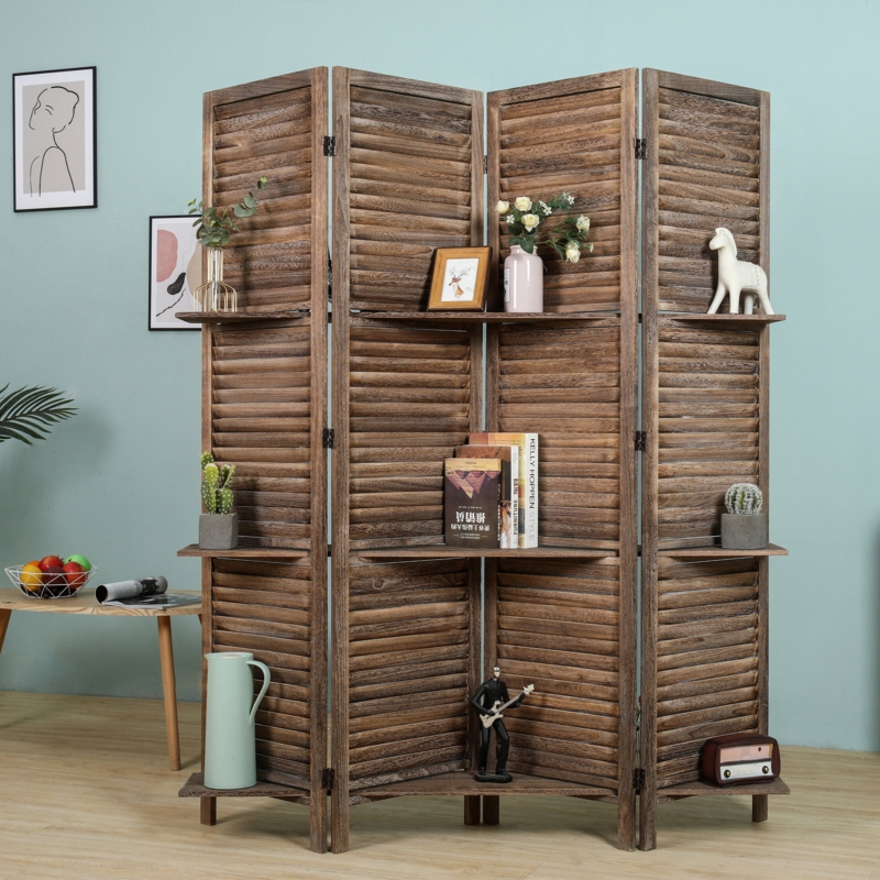 Ventimiglia 68'' W x 70'' H 4 - Panel Folding Room Divider