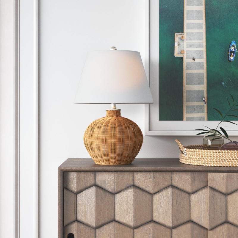 Waylon Wicker/Rattan Table Lamp