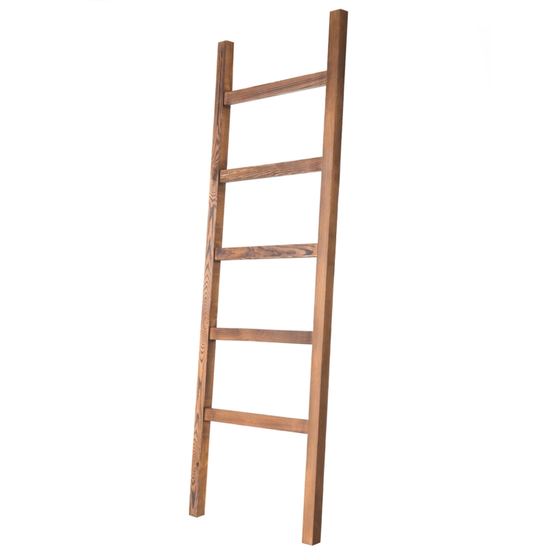 Wood 4.5 ft Blanket Ladder