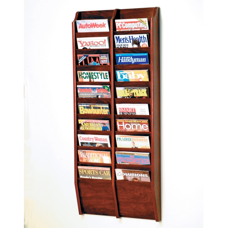 Wood Magazine Rack