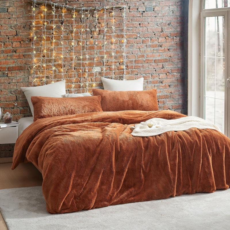 Yellowstone Country Burnt Orange Coma Inducer Duvet Cover Set