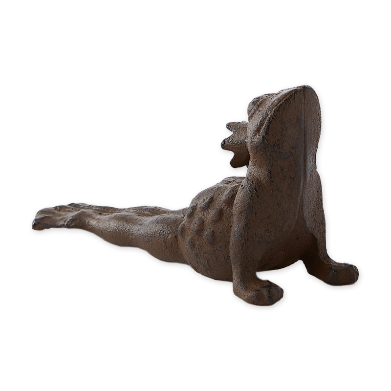 Yoga King Frog Cast Iron Wedge Floor Stop