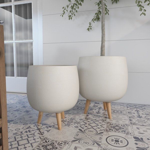 George Oliver Ensemble de pots  fleurs 2 pices Erie