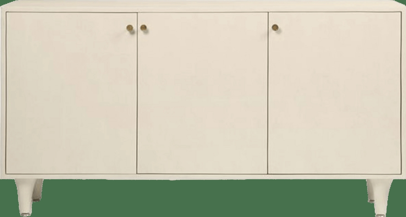 Made Goods Ramon Buffet - Finish: Off-White Vintage Faux Shagreen; Size: 60"L X 14"W X 32"H