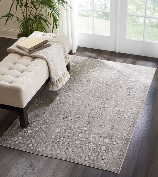 Nourison KI34 Silver Screen KI343 Latte Rug - 8'0x10'0 - Rectangular