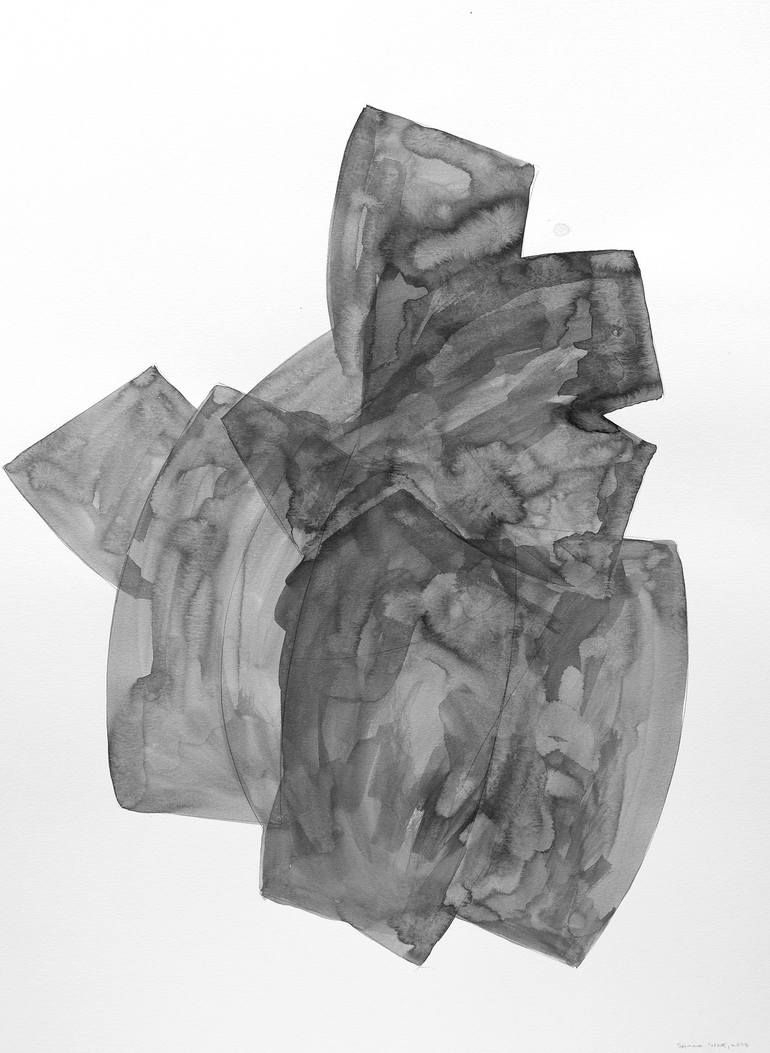 Original Abstract Drawing by Sasha Sime | Abstract Art on Paper | G #3