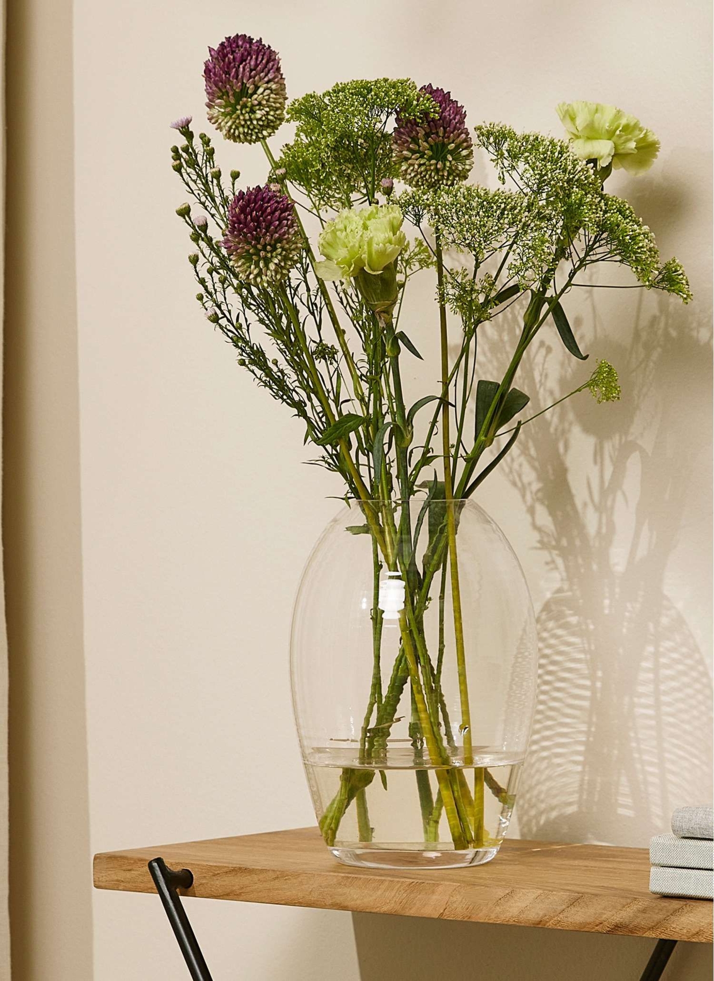 Spring Copenhagen Laine Vas Oval 20 Cm - Vaser Munblst Glas Klar
