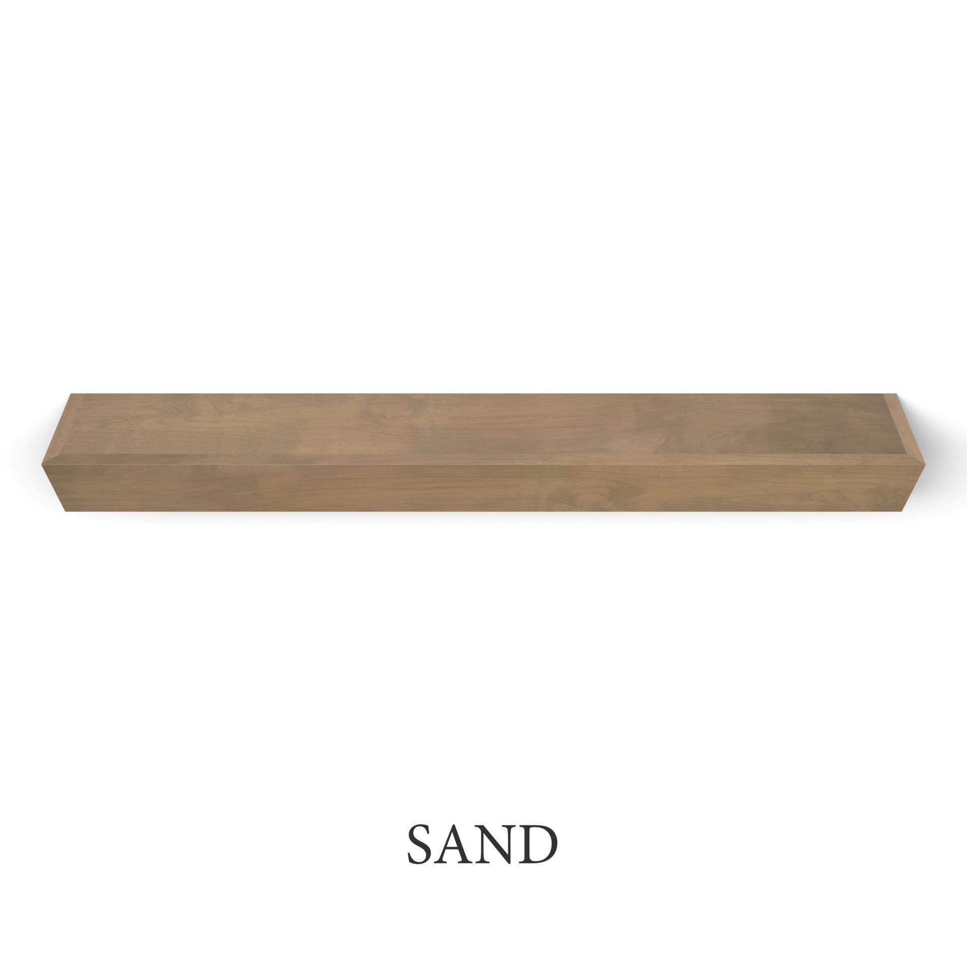 Superior Alder LED Lighted Mantel - Hardwired
