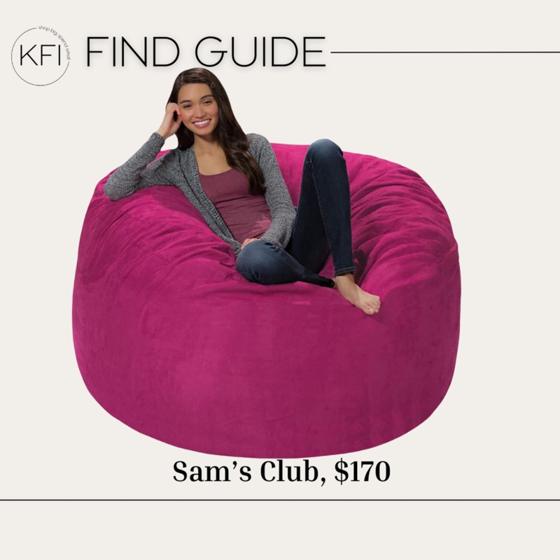 Affordable and Cozy Pink Bean Bag Chair