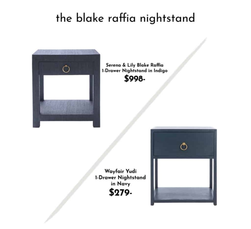 Affordable Serena and Lily Blake Raffia Nightstand Dupes