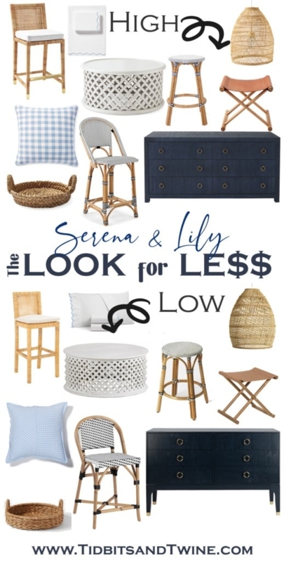 Affordable Serena and Lily Inspired Home Decor Dupes