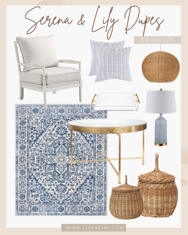 Affordable Serena and Lily Inspired Home Decor Finds