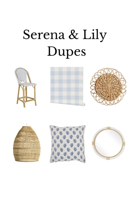 Affordable Serena and Lily Style Home Decor Dupes