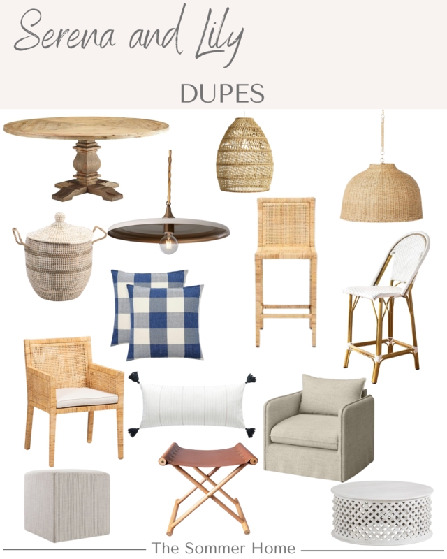 Affordable Serena and Lily Style Home Decor Dupes
